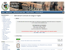 Tablet Screenshot of comune.uragodoglio.bs.it